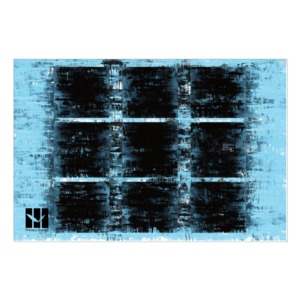 Sky 9 Squares Painted - D1 A0 V1 - Canvas