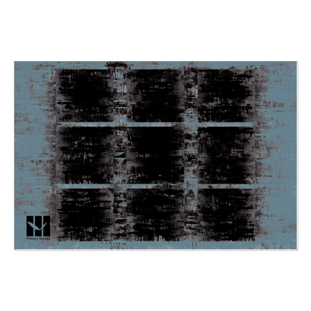 Storm 9 Squares Painted - D1 A0 V1 - Canvas