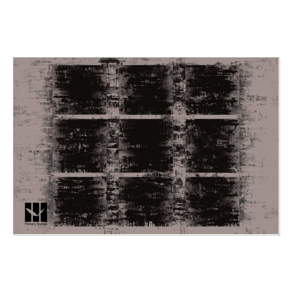 Lockdown 9 Squares Painted - D1 A0 V1 - Canvas