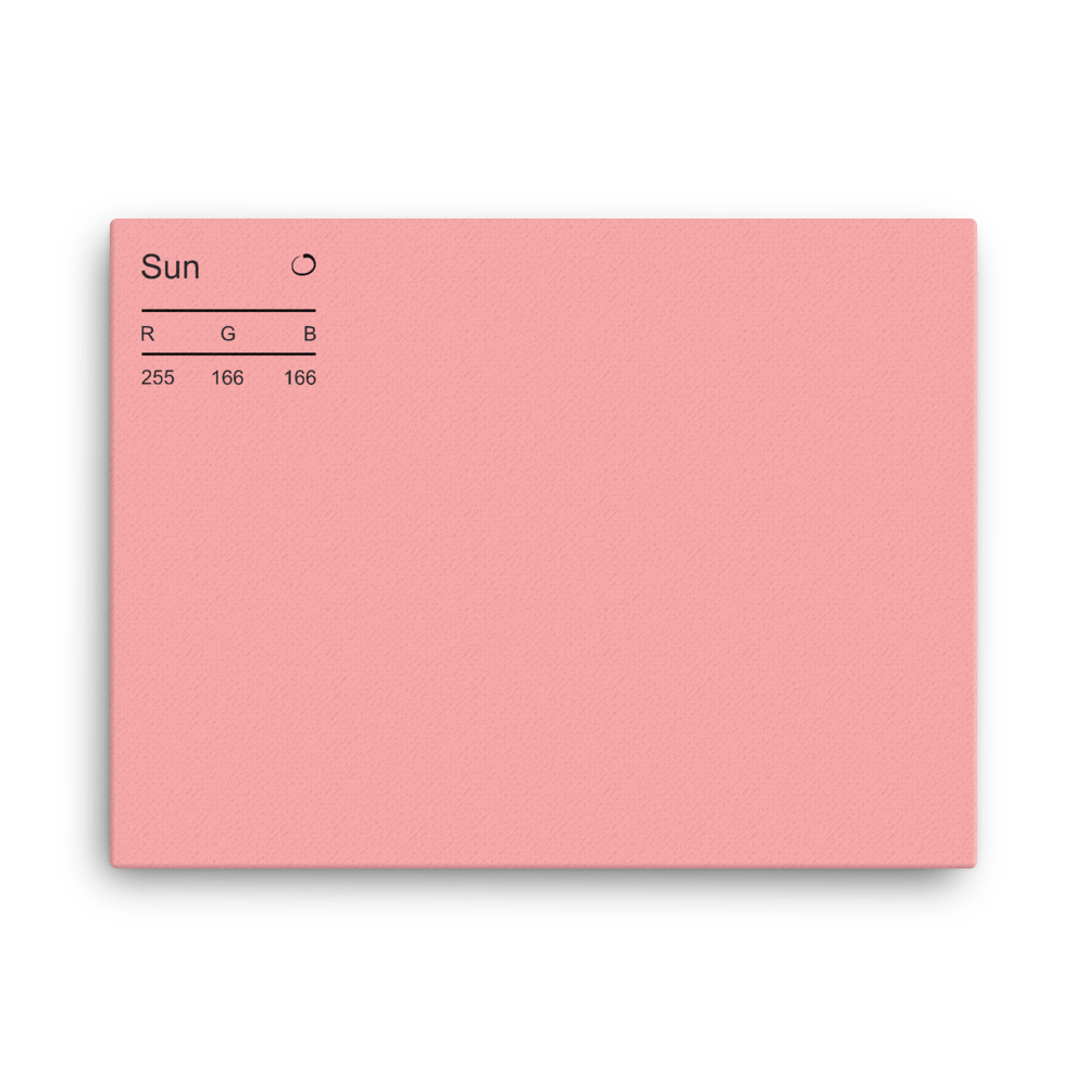 Sun Palette Collection Canvas