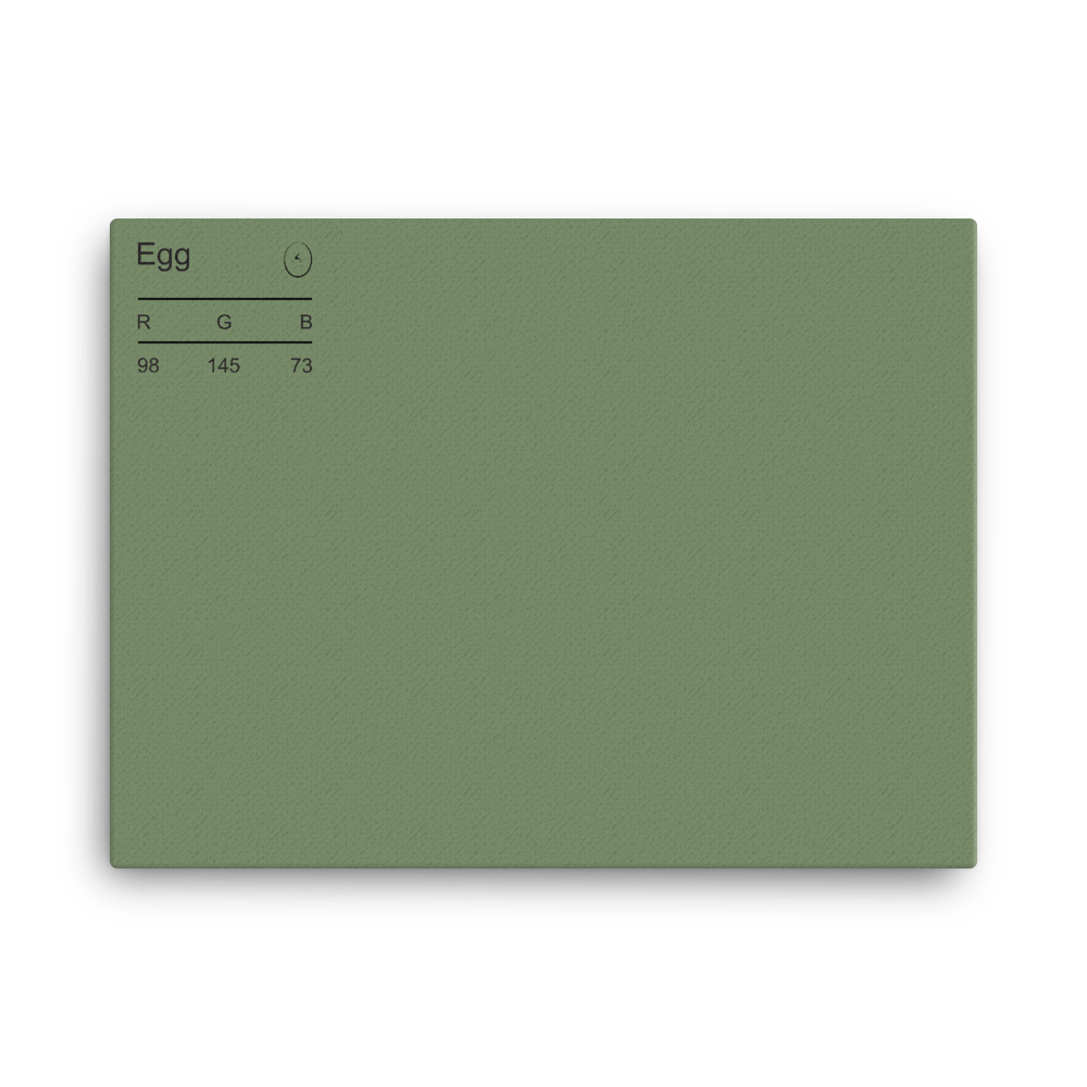 Egg Palette Collection Canvas