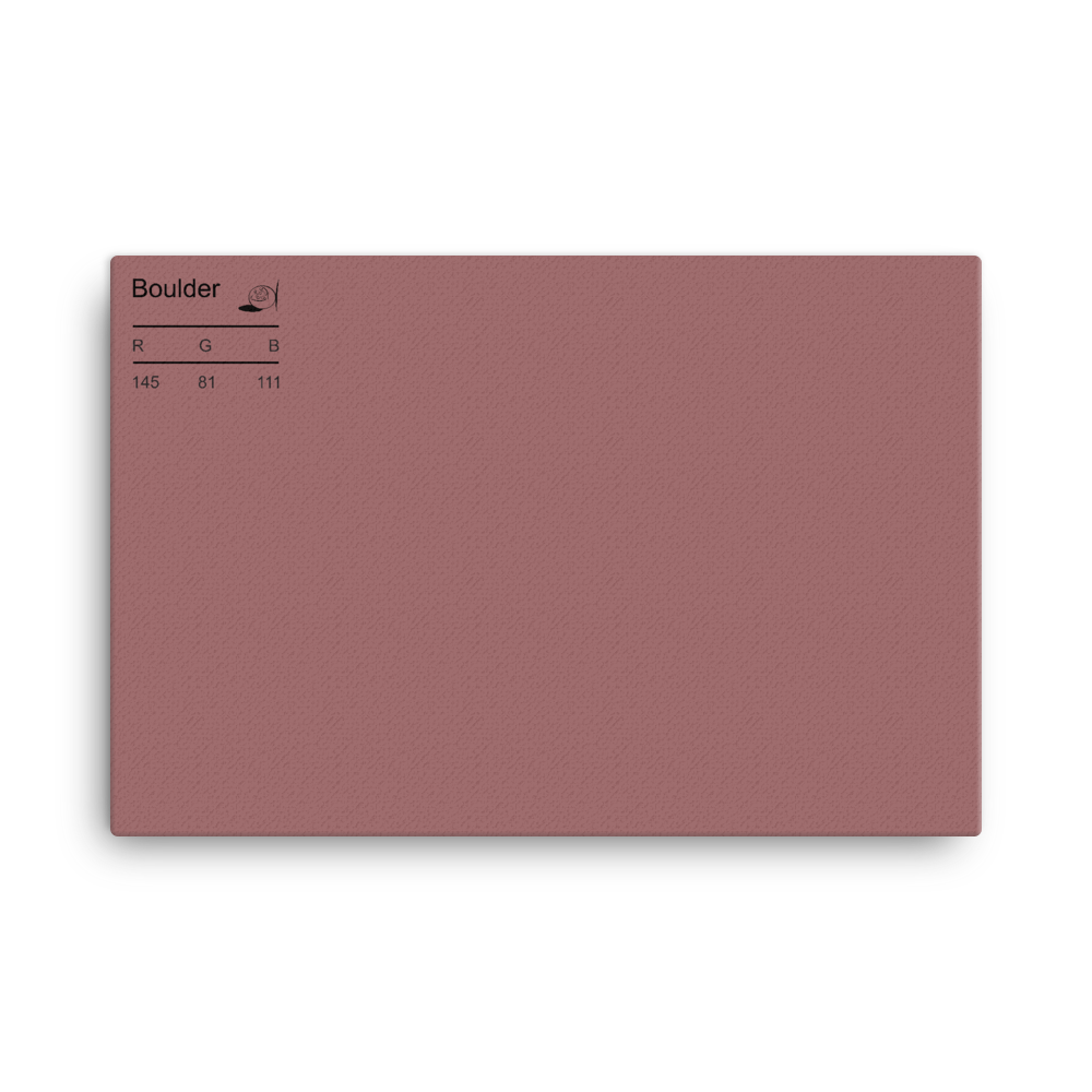 Boulder Palette Collection Canvas