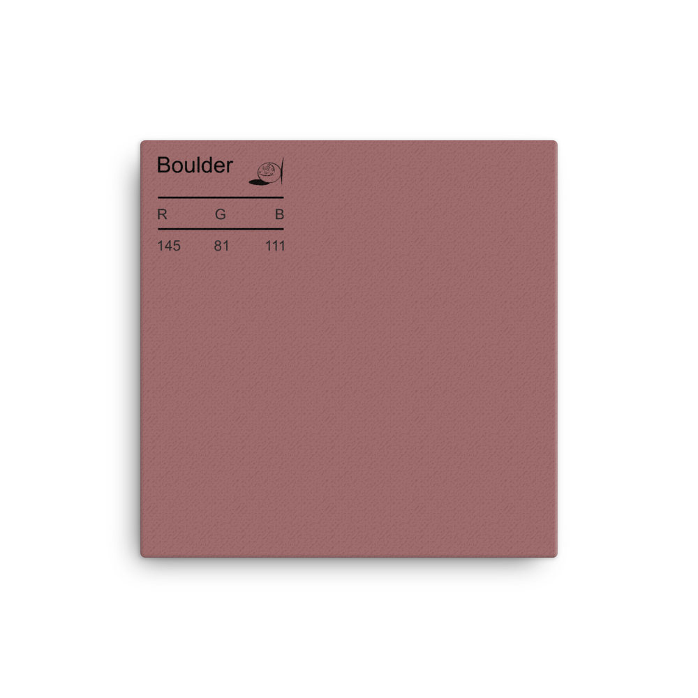 Boulder Palette Collection Canvas