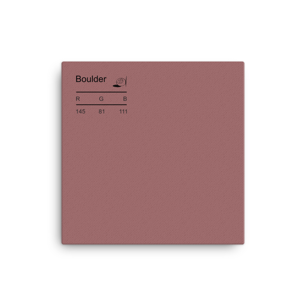 Boulder Palette Collection Canvas