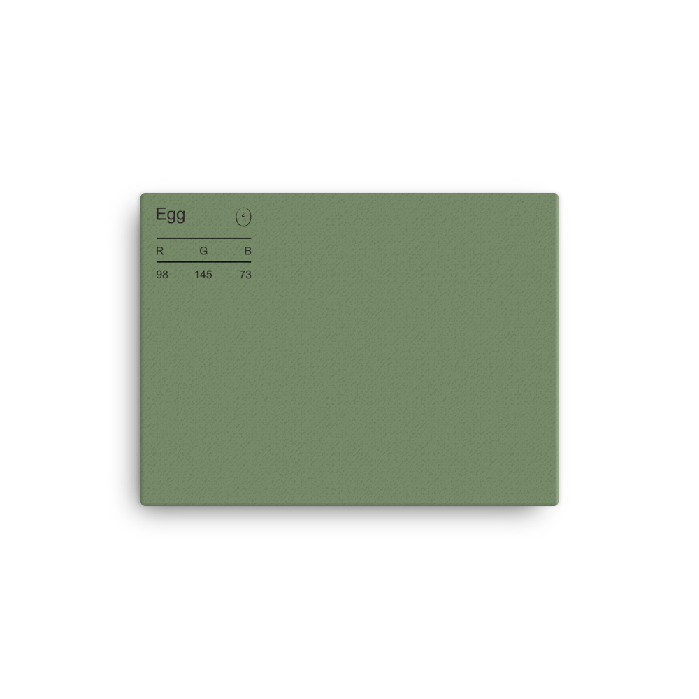 Egg Palette Collection Canvas