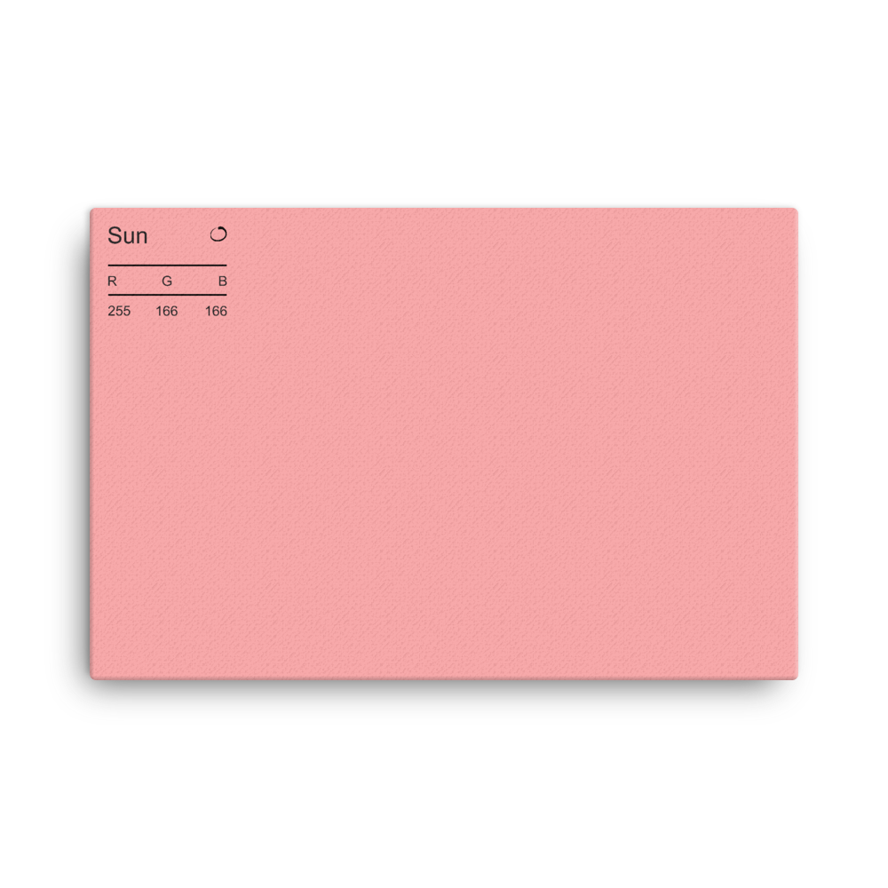 Sun Palette Collection Canvas