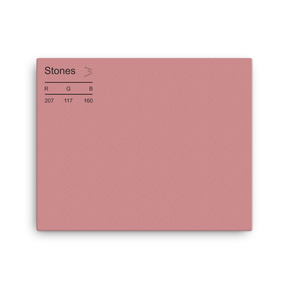 Stones Palette Collection Canvas