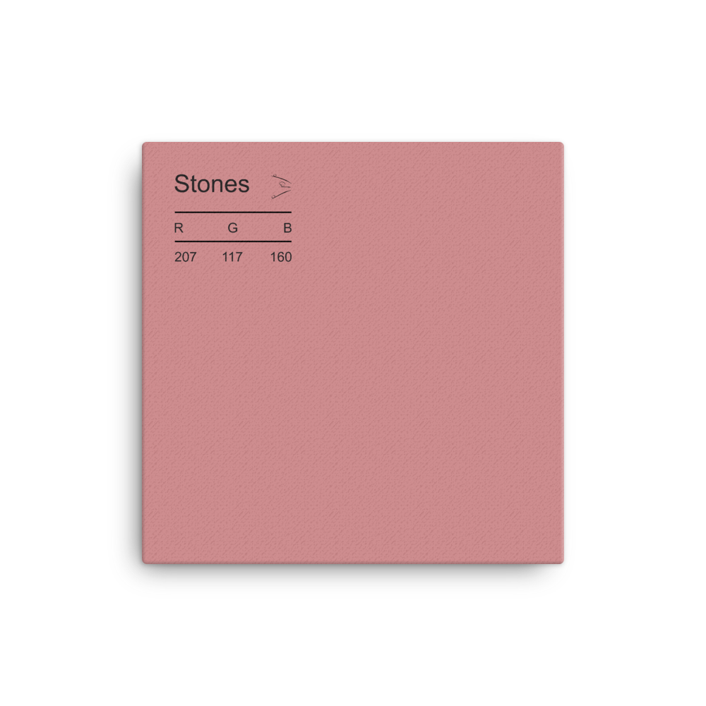 Stones Palette Collection Canvas