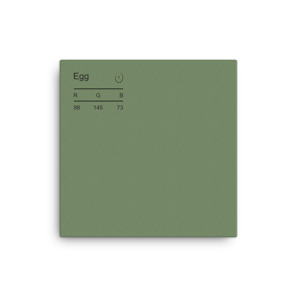 Egg Palette Collection Canvas