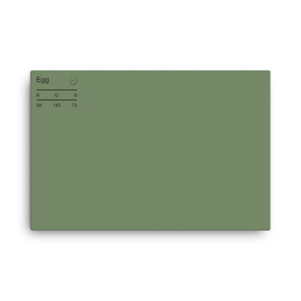 Egg Palette Collection Canvas