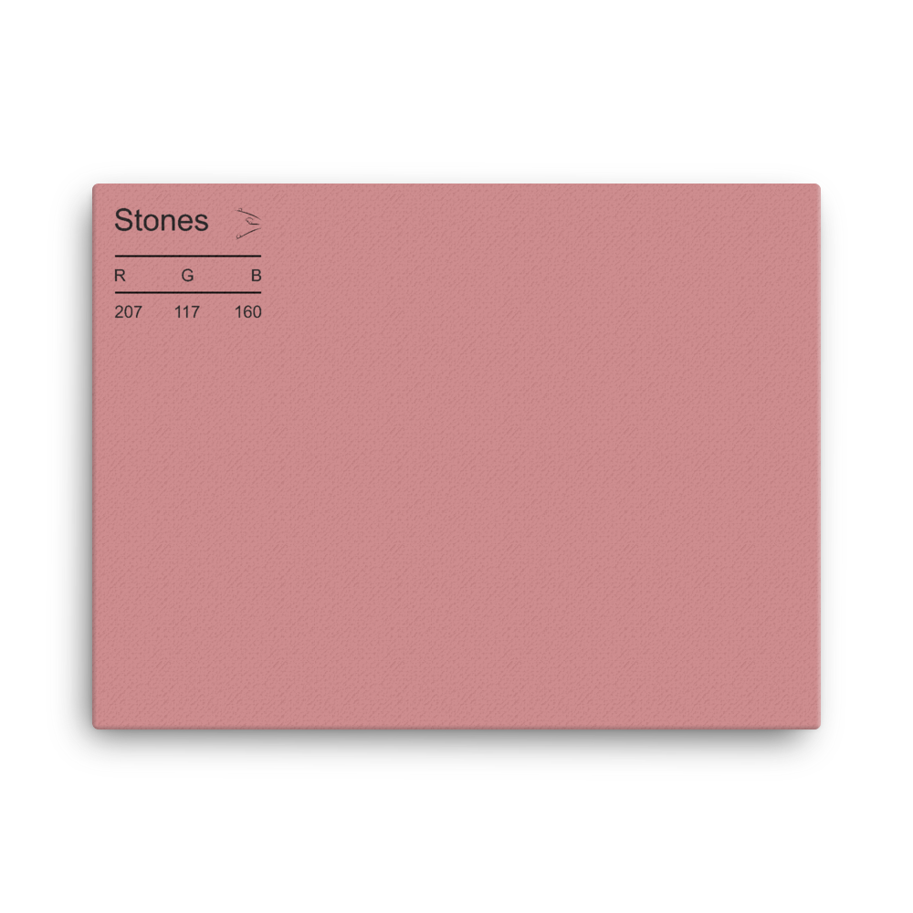 Stones Palette Collection Canvas