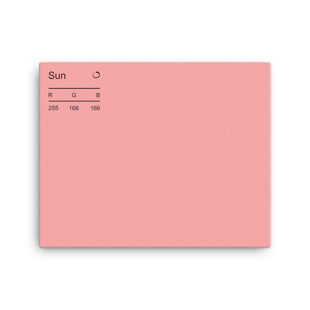 Sun Palette Collection Canvas
