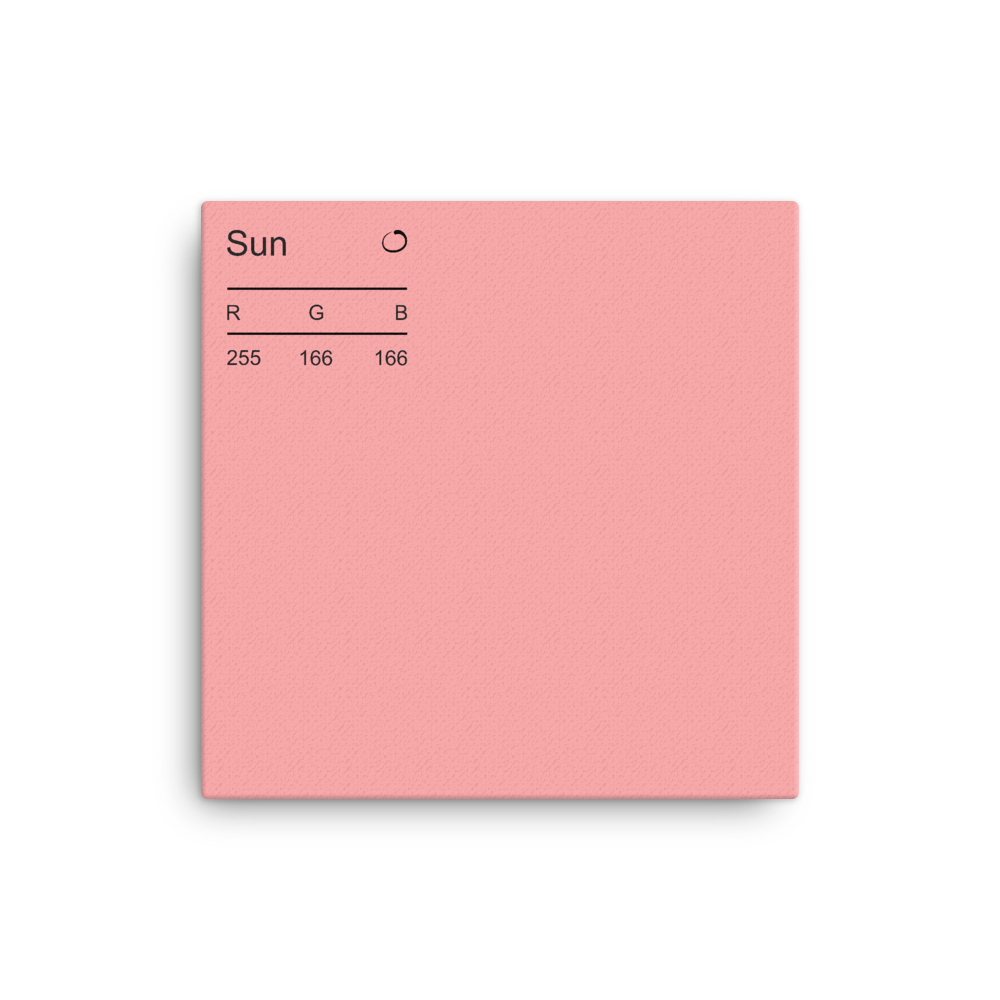 Sun Palette Collection Canvas