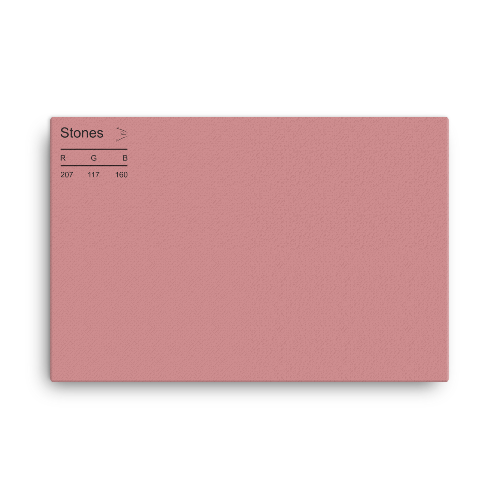 Stones Palette Collection Canvas