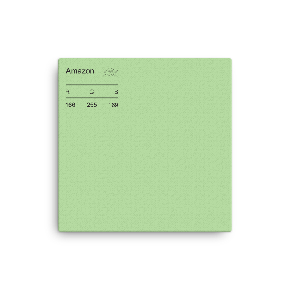Amazon Palette Collection Canvas