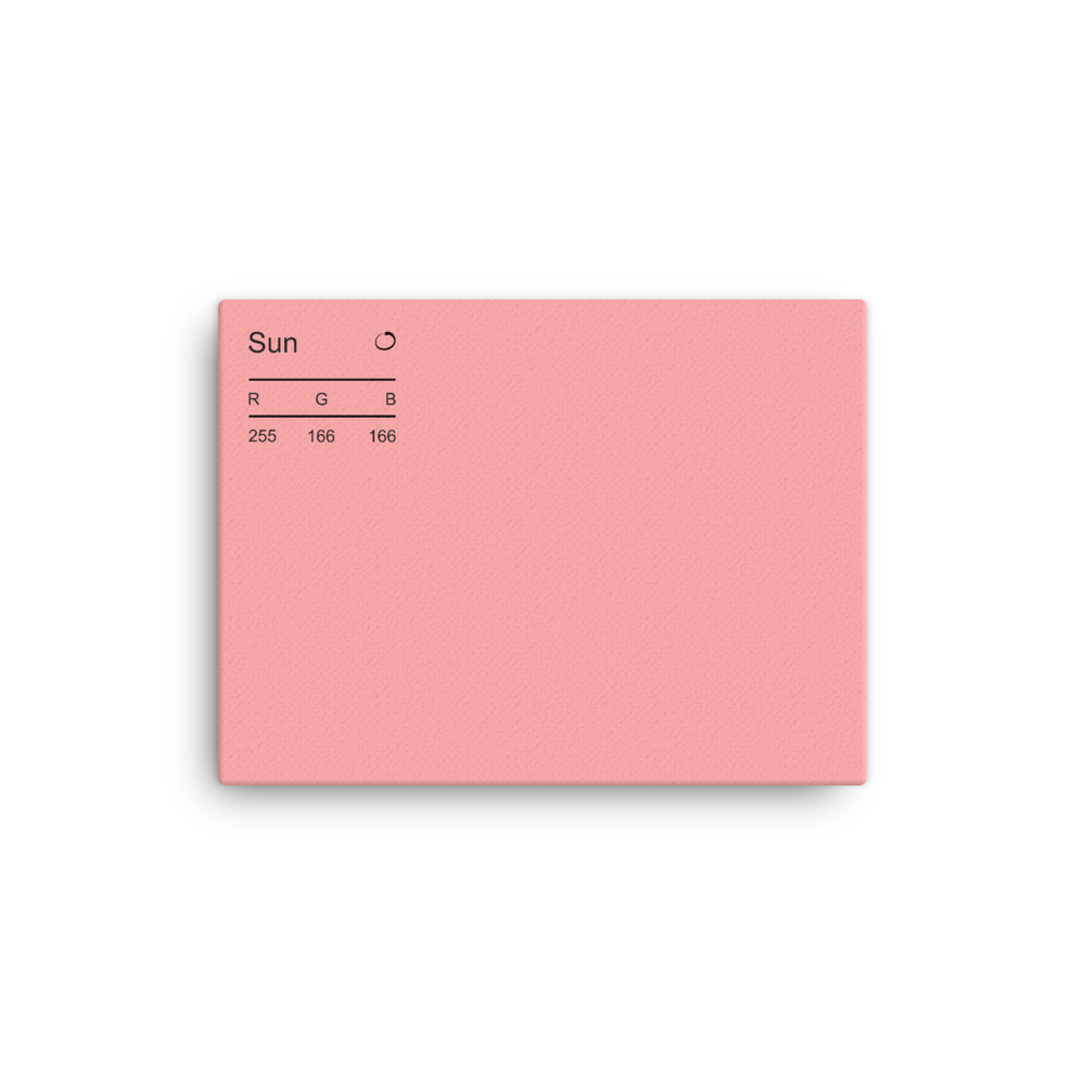 Sun Palette Collection Canvas