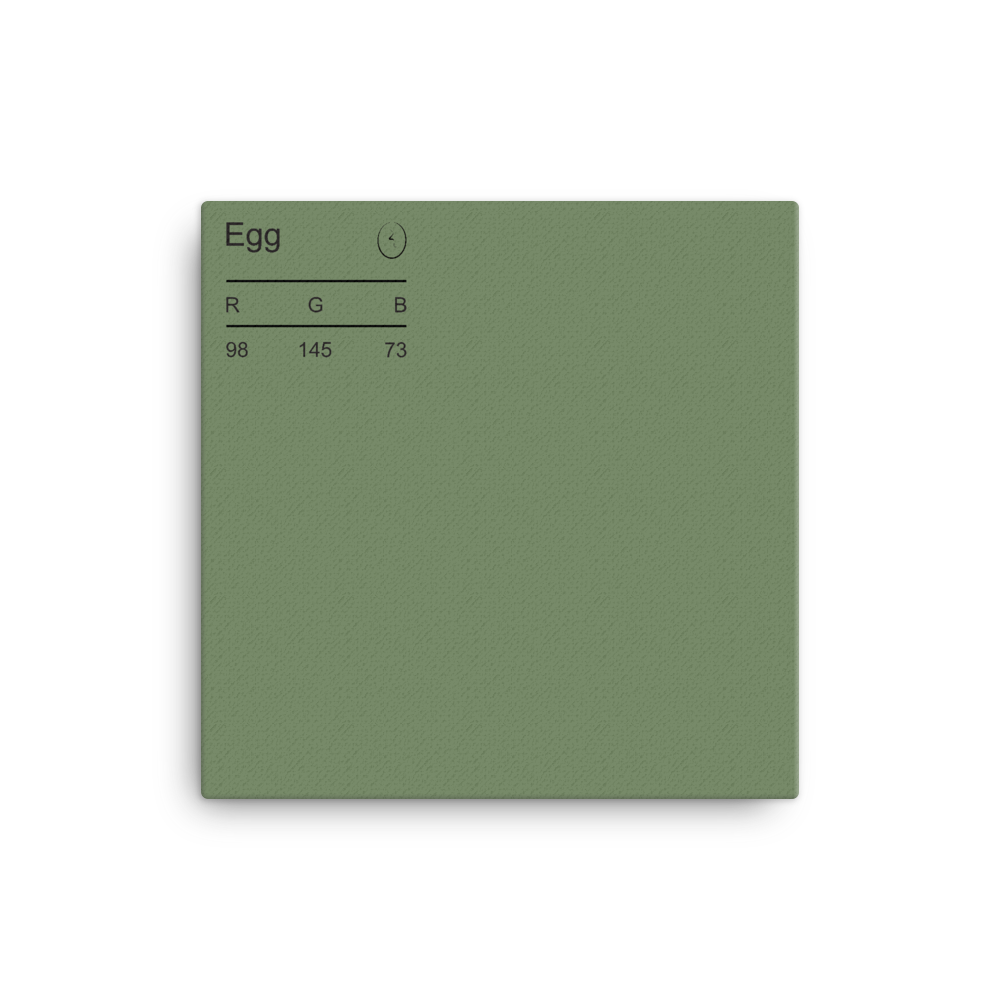 Egg Palette Collection Canvas