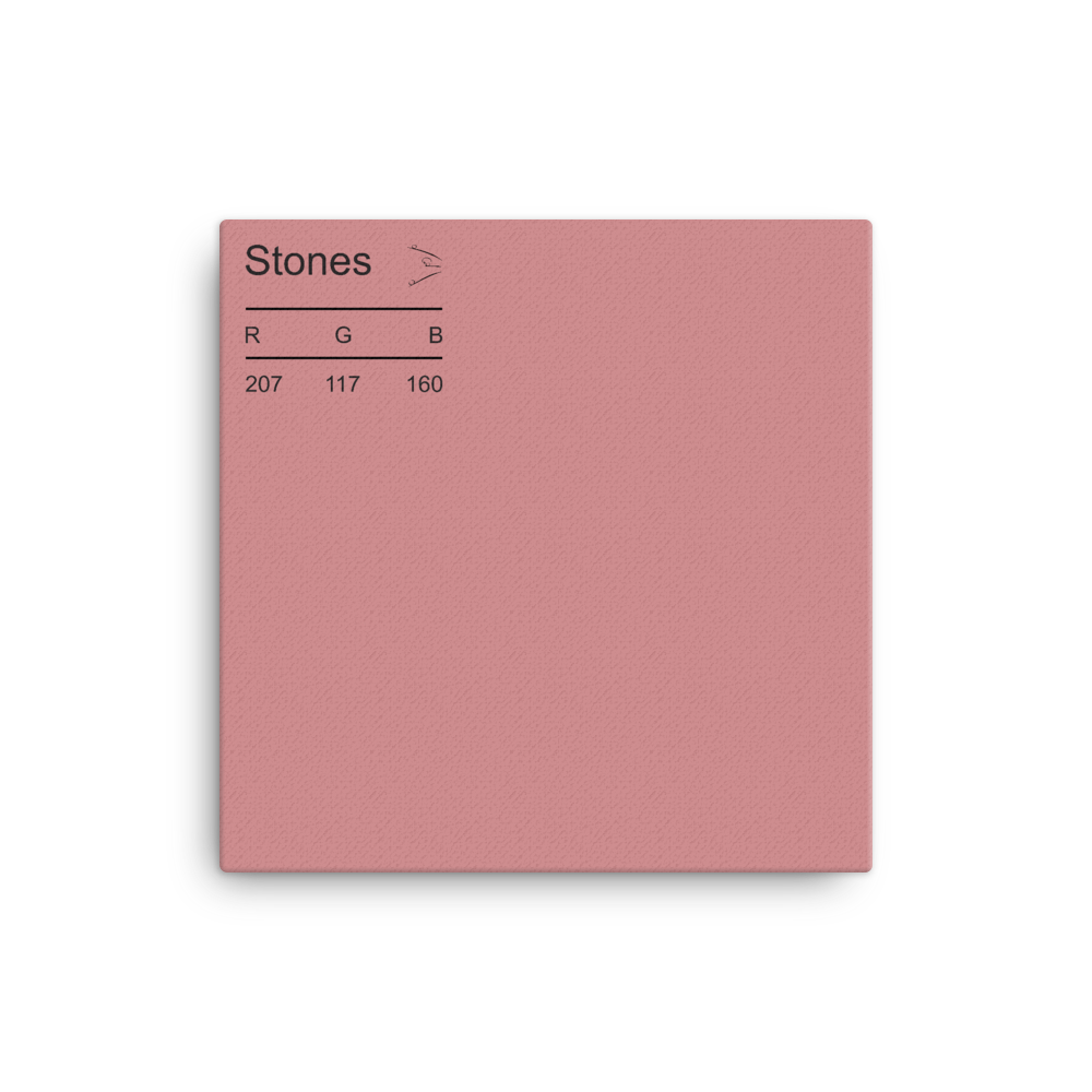Stones Palette Collection Canvas