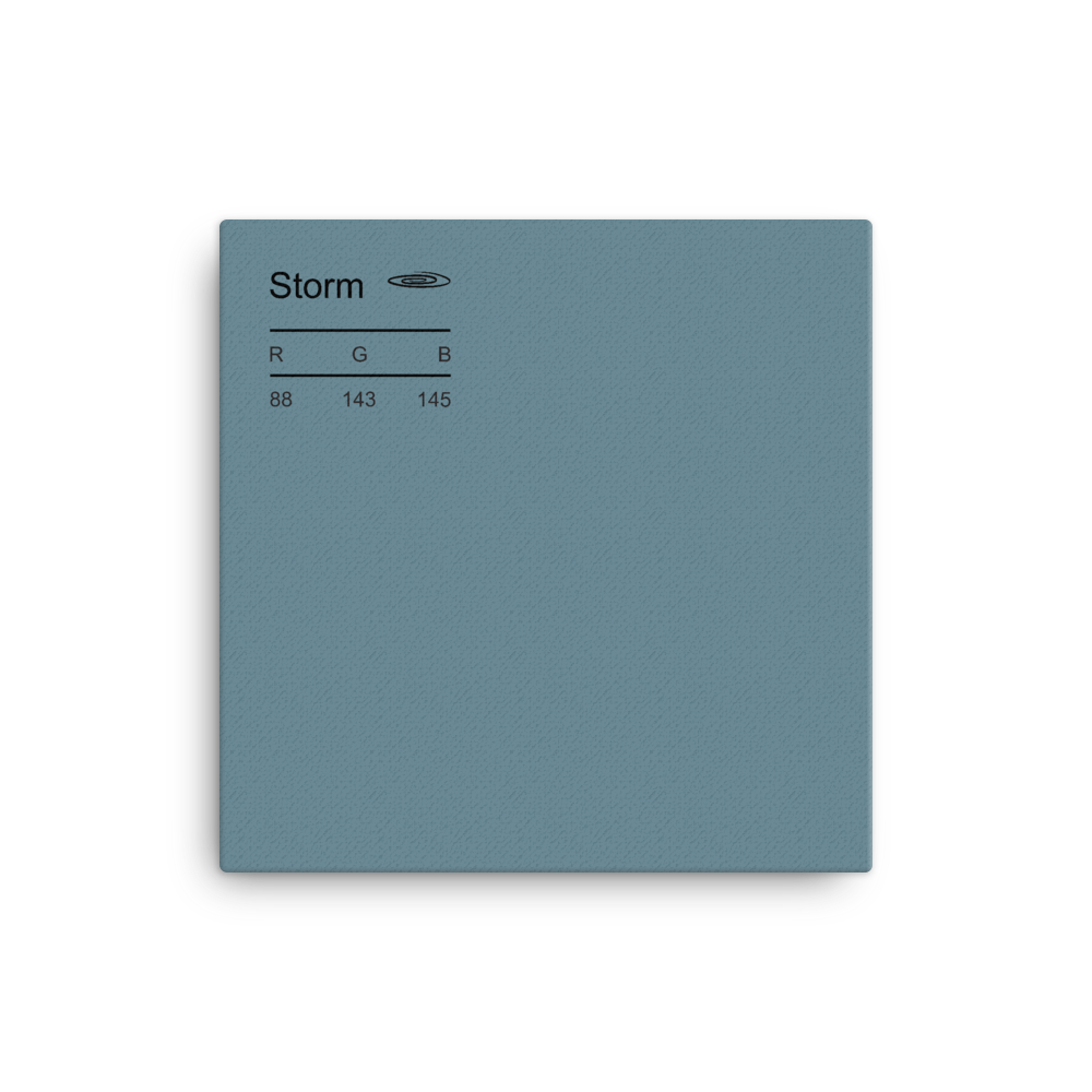 Storm Palette Collection Canvas