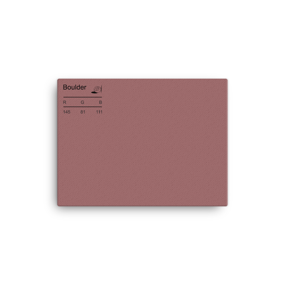 Boulder Palette Collection Canvas