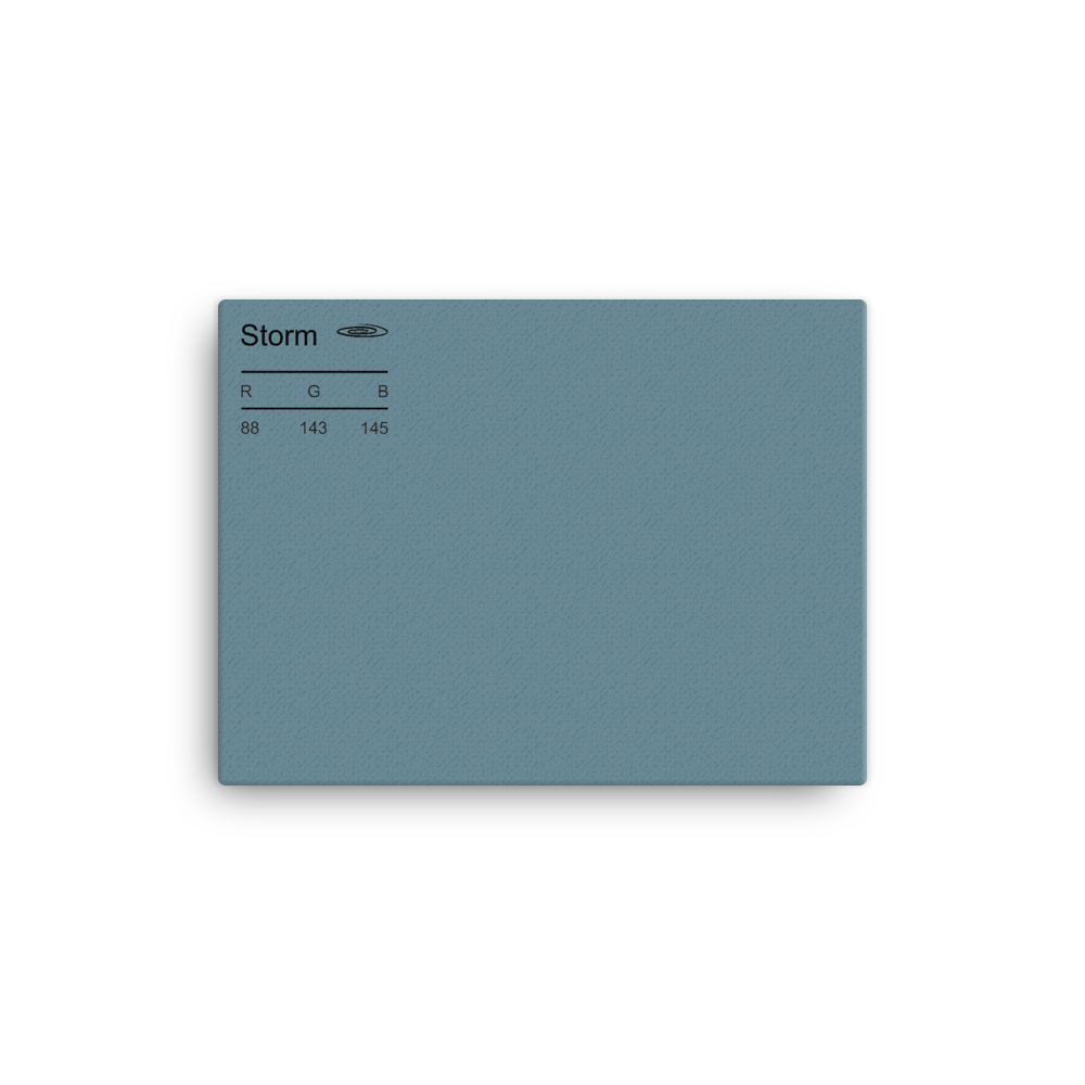 Storm Palette Collection Canvas