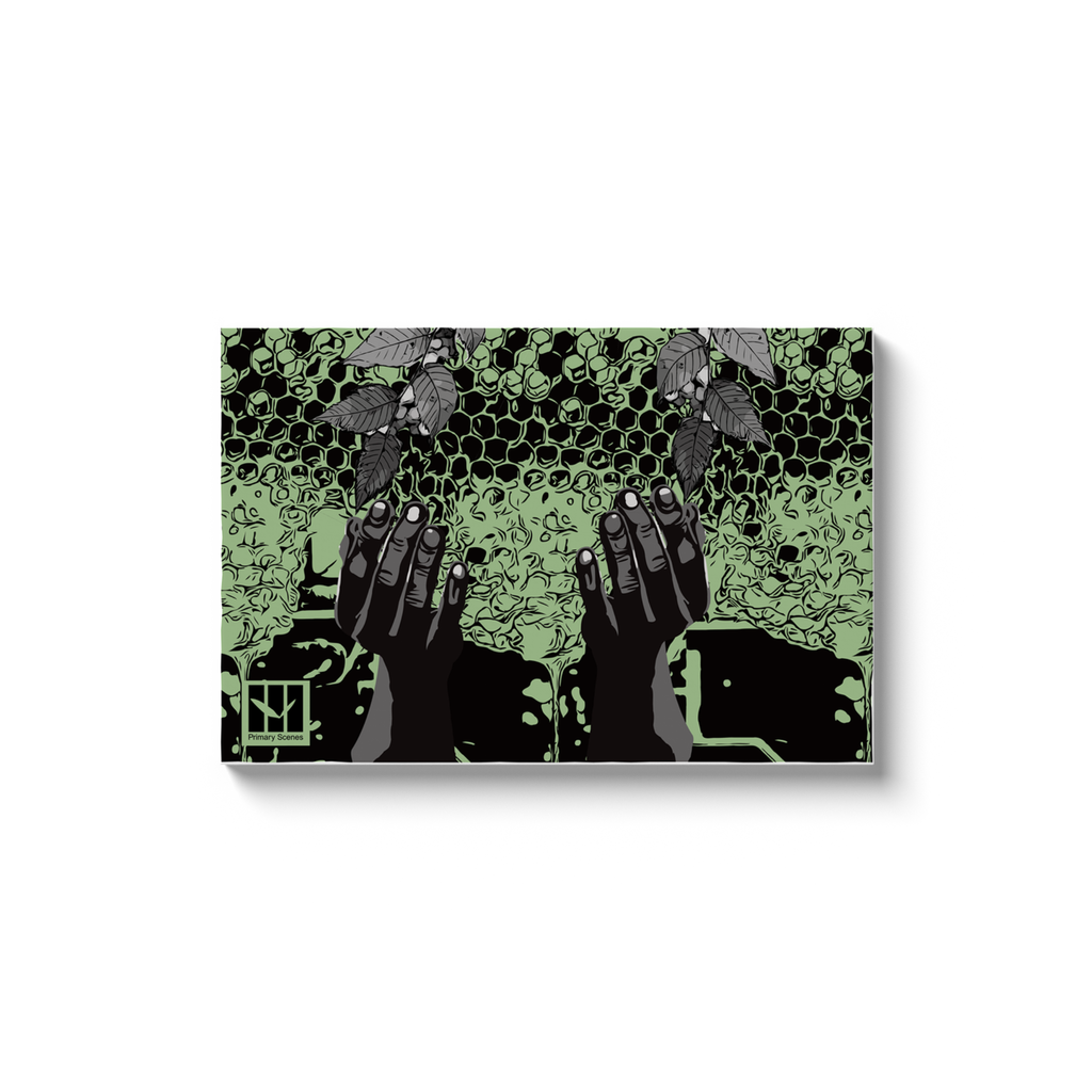 Honeycomb Hands - D1 - v1- Canvas