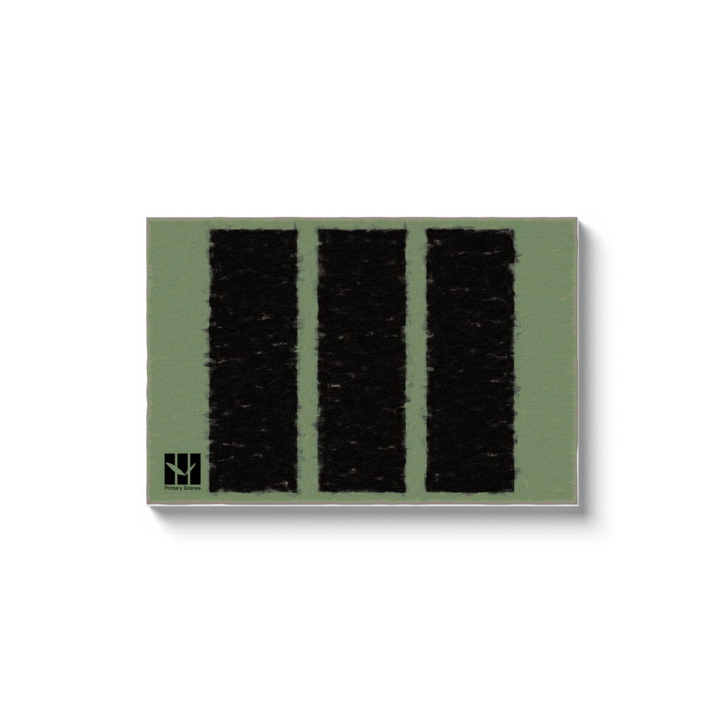 Egg Oil 3 Columns - D1 A0 V1 - Canvas