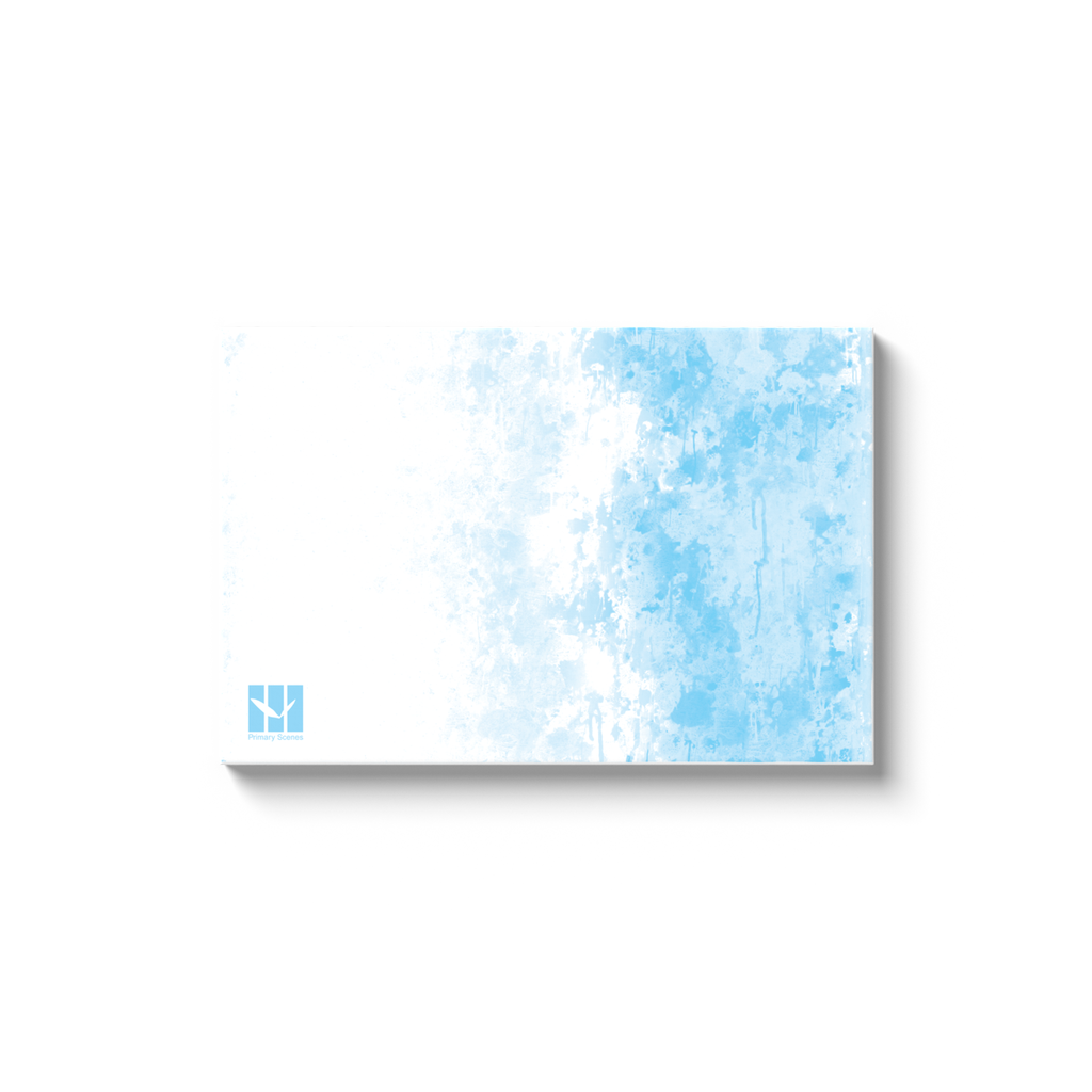 Sky Abstract Drip Painted H - D1 A2 V1 - Canvas