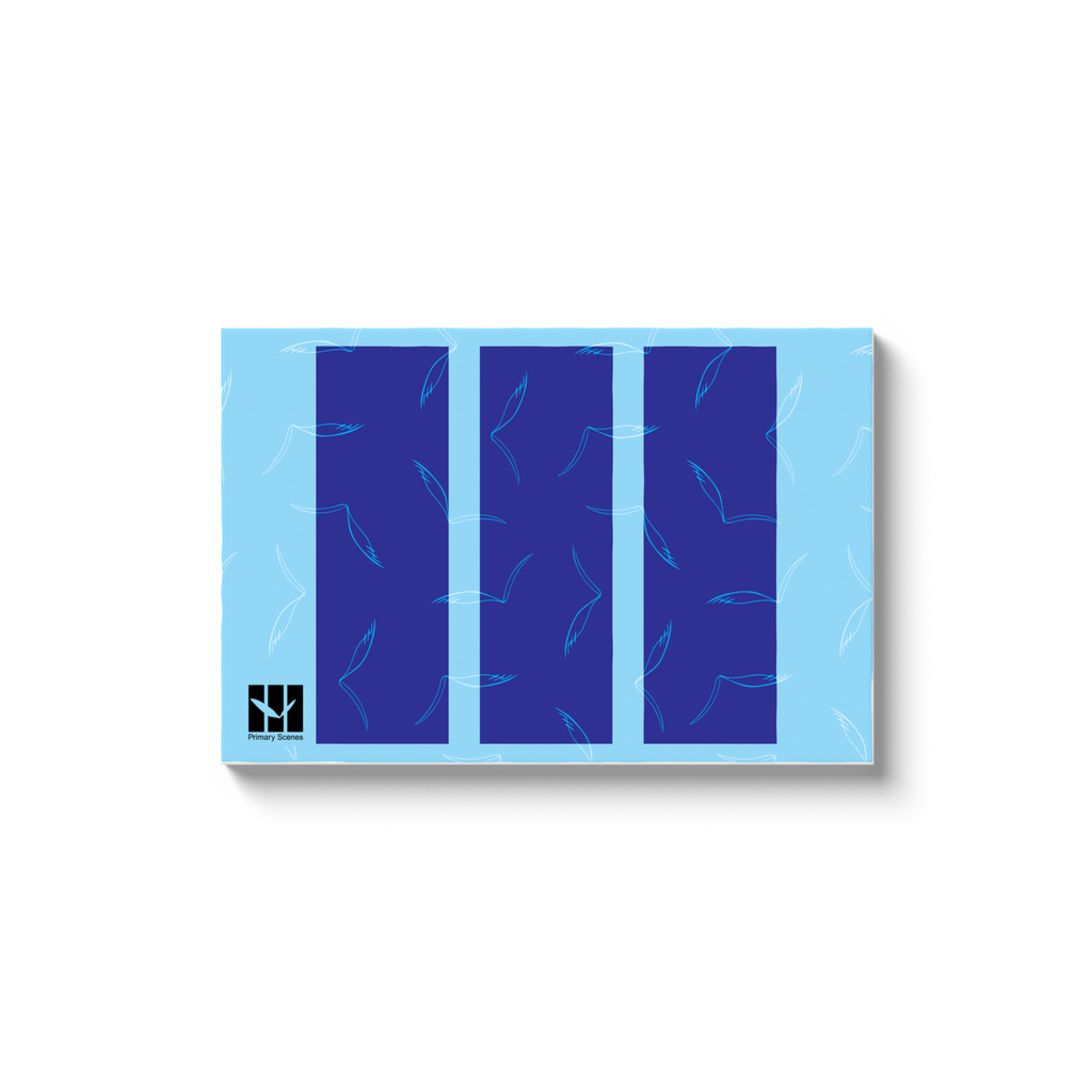 Sky 3 Columns Pattern - D1 A0 V1 - Canvas