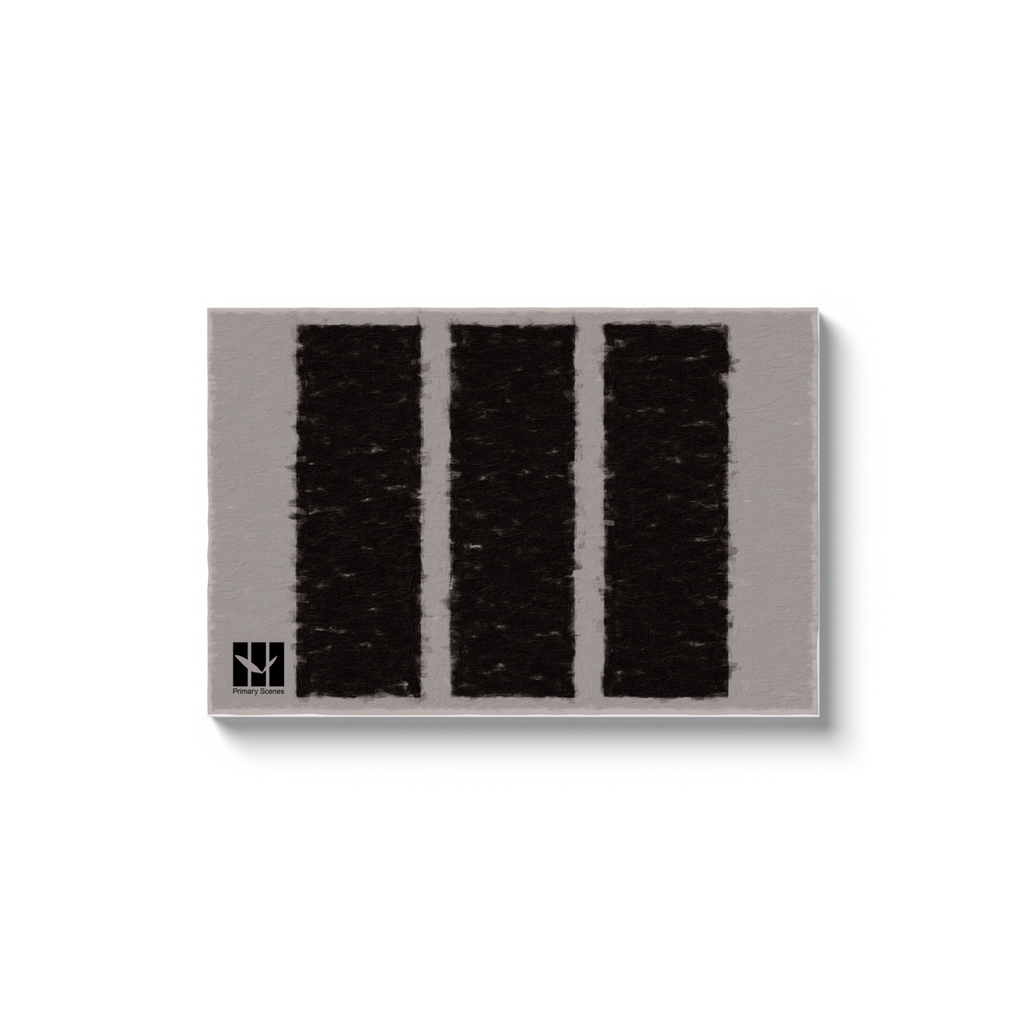 Lockdown Oil 3 Columns - D1 A0 V1 - Canvas