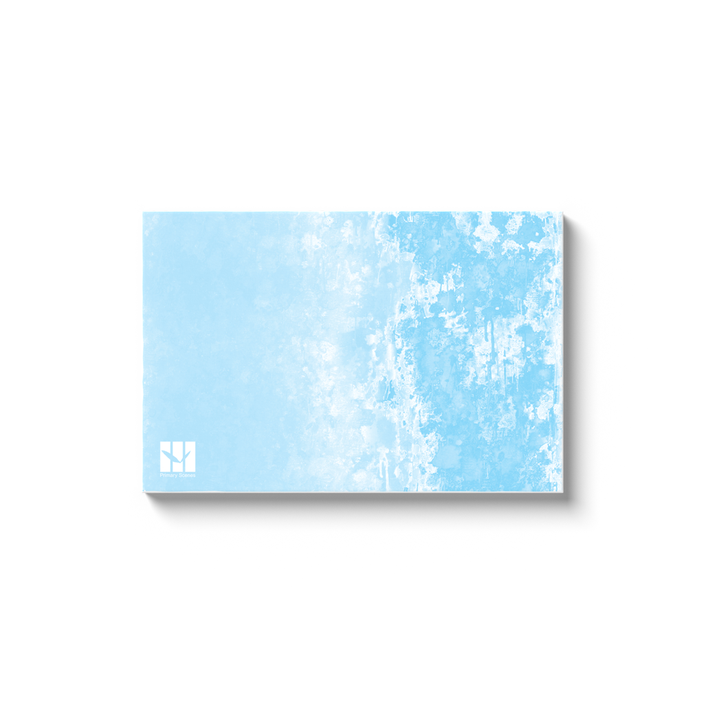 Sky Abstract Drip Painted H - D1 A1 V1 - Canvas