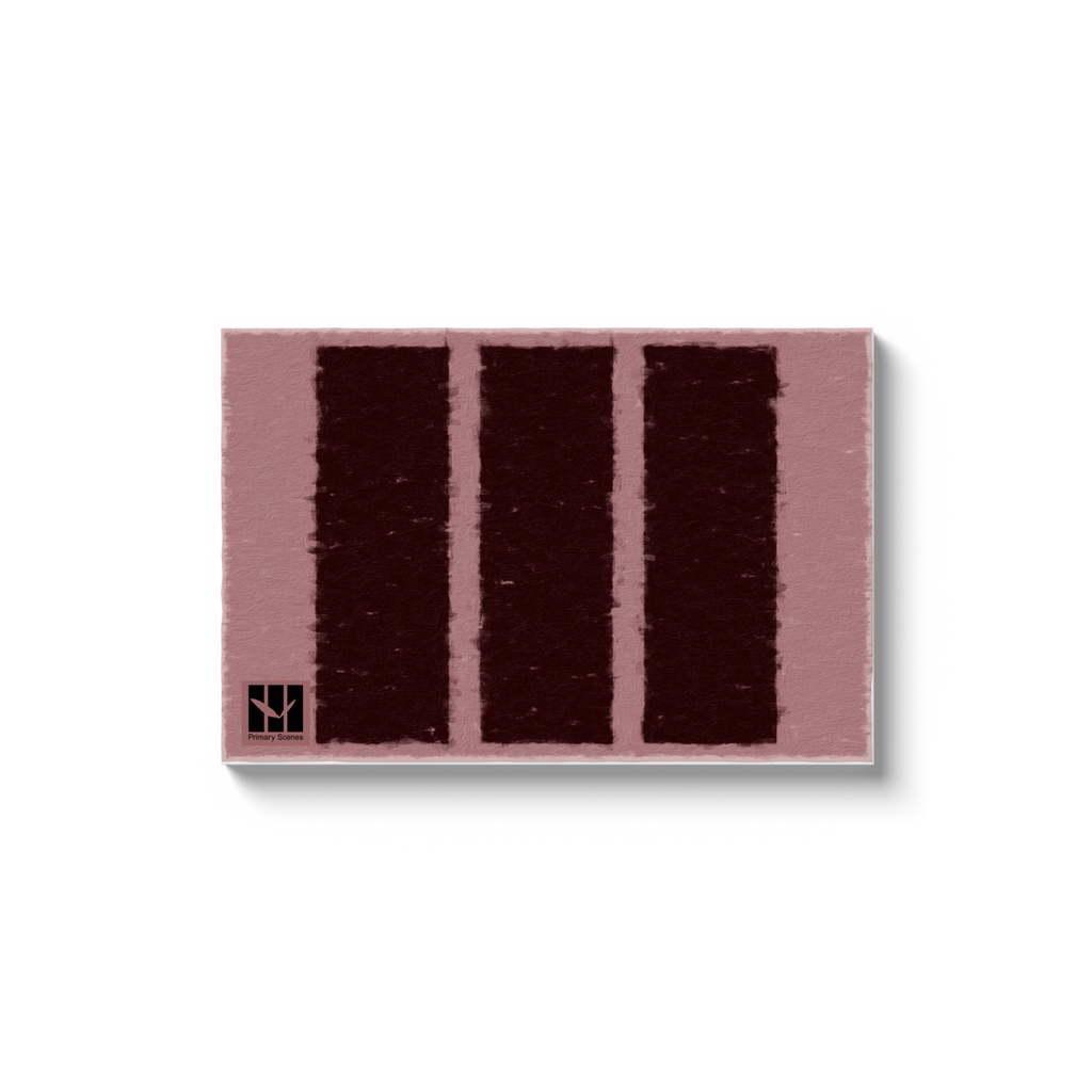 Boulder Oil 3 Columns - D1 A0 V1 - Canvas