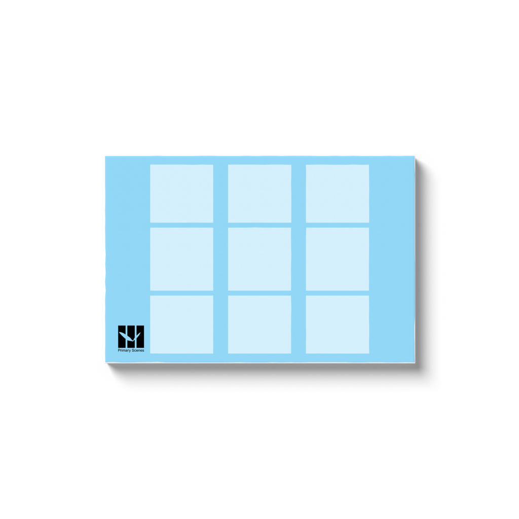 Sky 9 Squares - D1 A2 V1 - Canvas