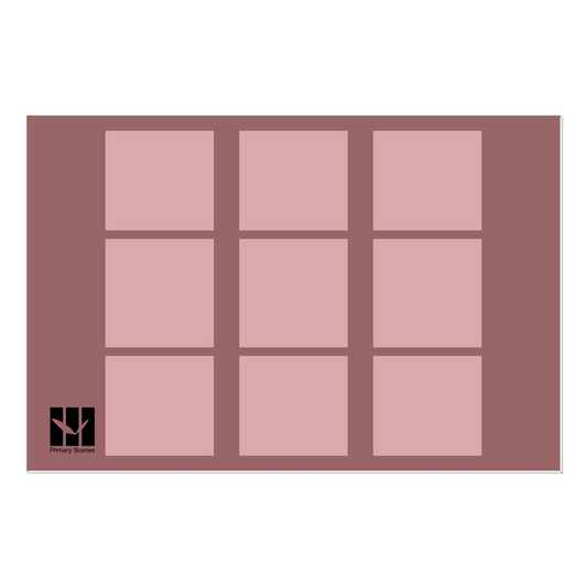 9 Squares Boulder Monotone - D1 A2 V1 - Canvas