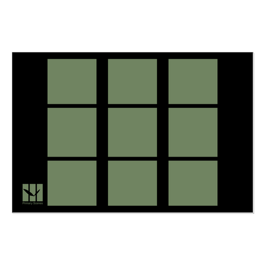 9 Squares Egg Monotone - D1 A1 V1 - Canvas