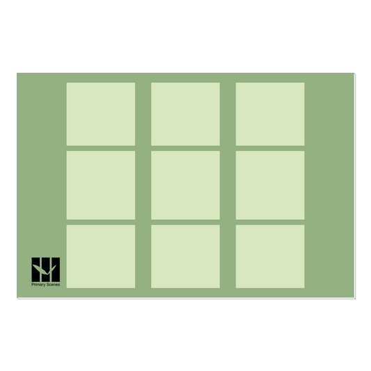 9 Squares Honeycomb Monotone - D1 A2 V1 - Canvas