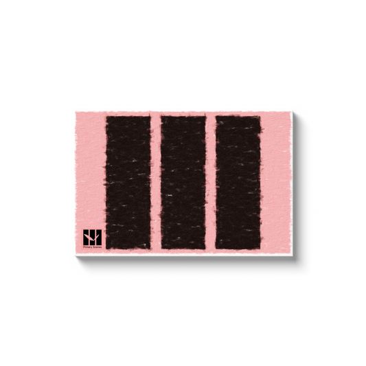 Sun Oil 3 Columns - D1 A1 V1 - Canvas