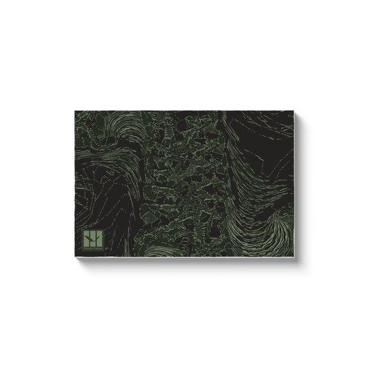 Egg Fractal 723 H - D3 A0 V1 - Canvas