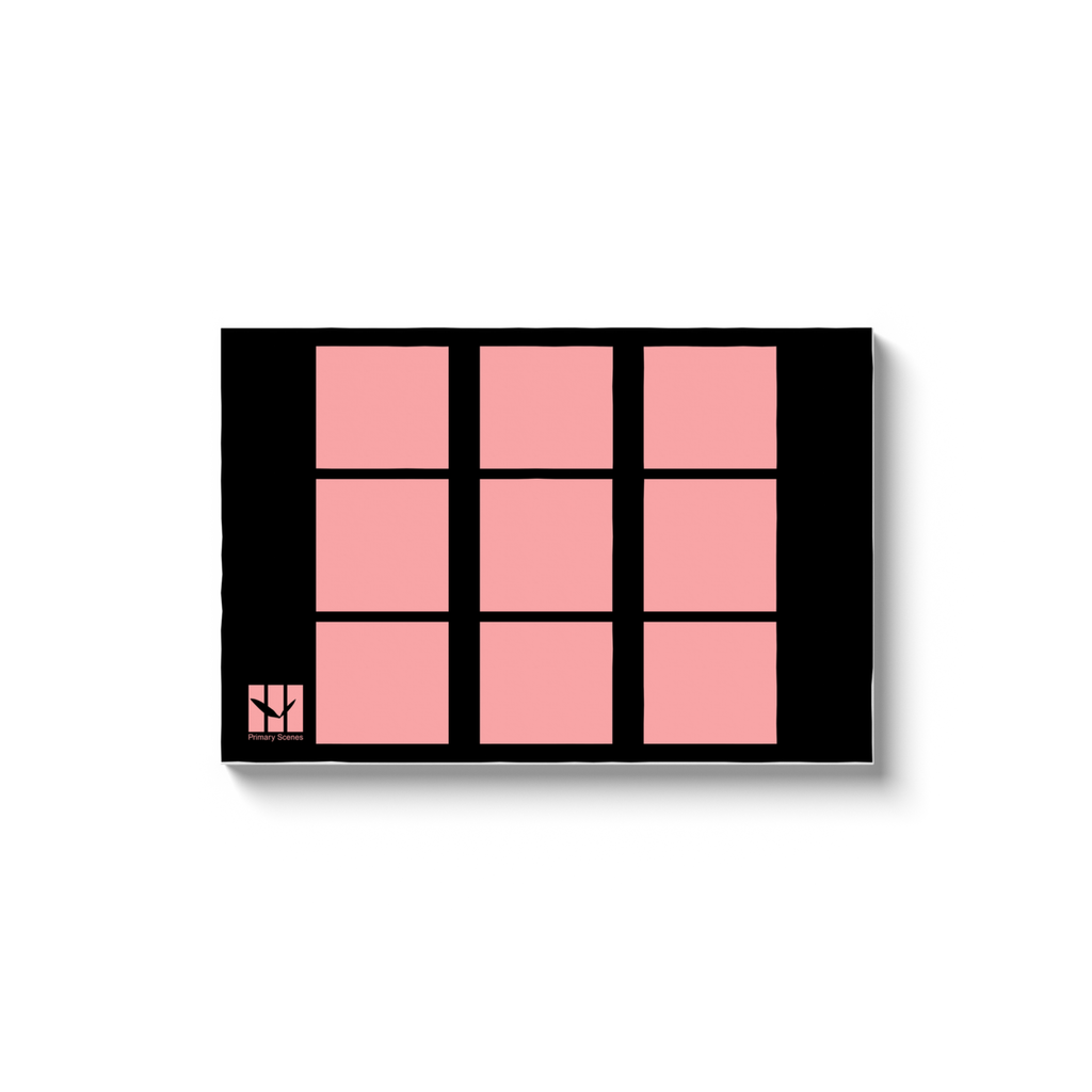 9 Squares Sun Monotone - D1 A1 V1 - Canvas