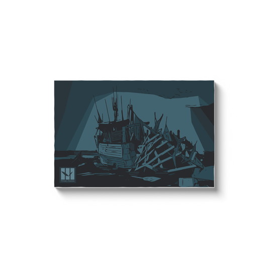 Storm Shipwreck H - D7 A3 V1.1 - Canvas