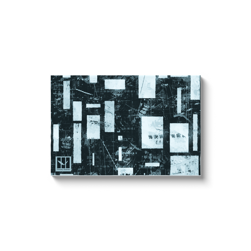Land Abstract Gritty Rectangles - D1 A0 V1 - Canvas