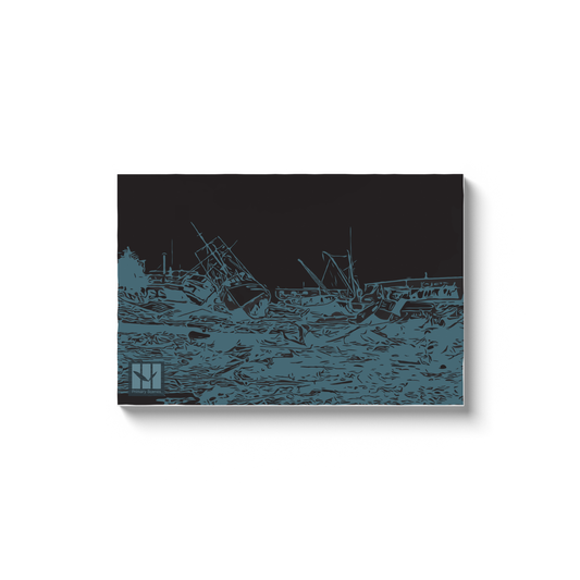 Storm Shipwreck H - D4 A1 V1 - Canvas
