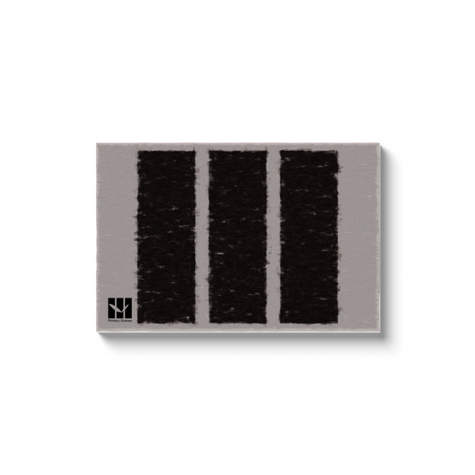 Lockdown Oil 3 Columns - D1 A0 V1 - Canvas