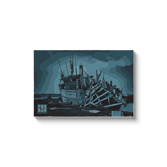 Storm Shipwreck H - D7 A0 V1.1 - Canvas