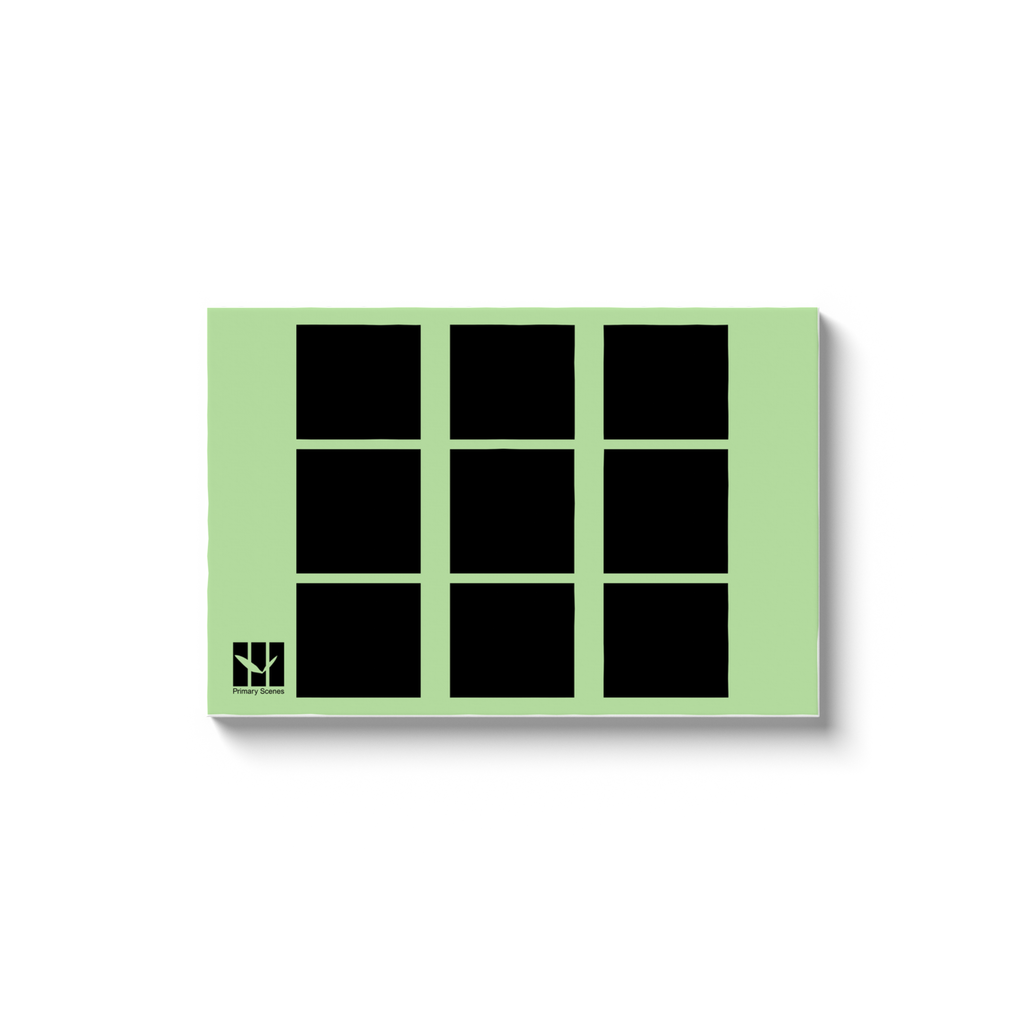 9 Squares Amazon Monotone - D1 A0 V1 - Canvas