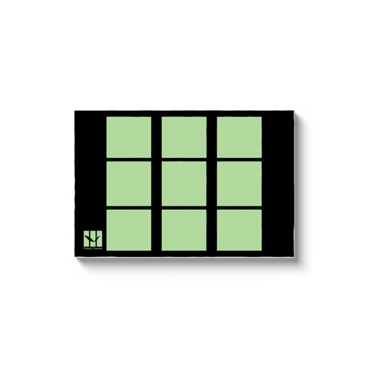 9 Squares Amazon Monotone - D1 A1 V1 - Canvas
